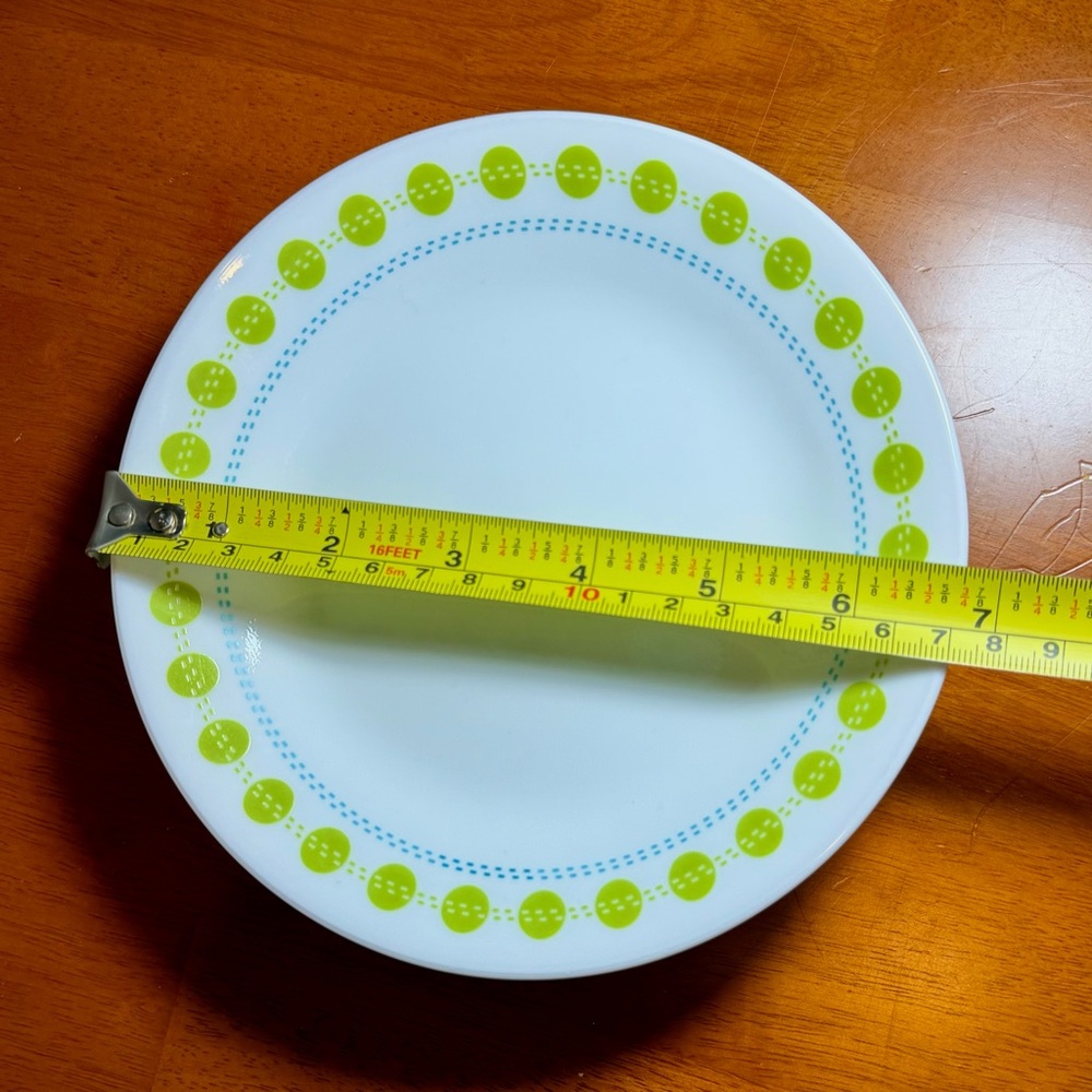8 Vintage Corelle Vitrelle South Beach Bread & Butter or Dessert Plates - Picture 6 of 7